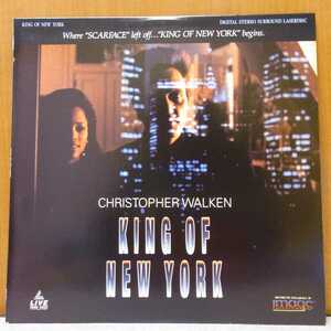 輸入盤LD KING OF NEW YORK 映画 英語版レーザーディスク 管理№2186