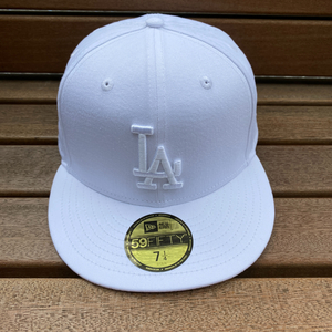 USA正規品 【7.1/8】 NEWERA ニューエラ MLB ロサンゼルス ドジャース LA Dodgers 特別色 ソリッドホワイト 白 59FIFTY メジャーリーグ