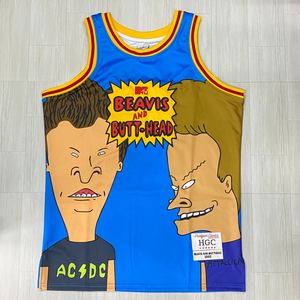 USA正規品 【3XL】 Headgear Classics ヘッドギアクラシックス MTV ビーバス＆バットヘッド BEAVIS BUTTHEAD バスケジャージー (HGC47)