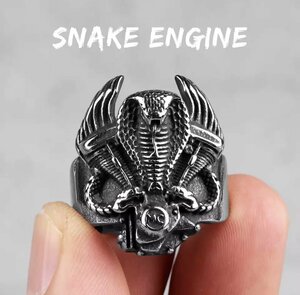 LHH1052★要1サイズ選択 蛇の指輪 リング 指輪 アクセサリー ヘビ 蛇 シルバー ステンレス クール スネーク 爬虫類
