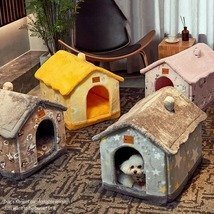 LYW983★もこもこ フワフワ かわいい ペットハウス 犬 ネコ 小屋 ベット マット クッション チワワトイプードル_画像1