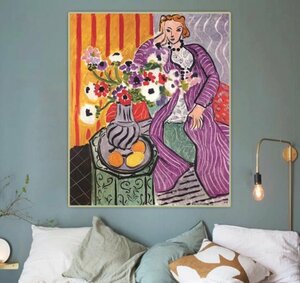 hzh277★ アンリ・マティス（マチス）　キャンバスアートポスター 　　Henri Matisse
