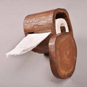 LYW998* wood style toilet to paper holder stock storage toilet stylish antique kitchen paper wooden 