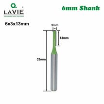 LYW1022★フライスカッター 6mmストレートシャンクドリルビット 7個セット 超硬チップ _画像4