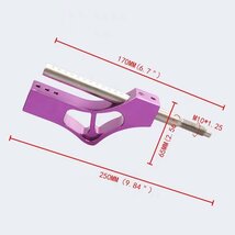 CJM470★シフトノブ延長 マニュアルレバー延長棒 シフトノブ高さ調節 ポジション変更 シフトチェンジ トラック対応 汎用タイプ レッド_画像4