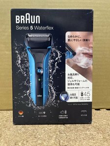 ブラウン Braun WaterFlex メンズ電気シェーバー 3枚刃 WF2s ブルー お風呂剃り可