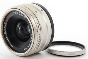 【美品】Contax Carl Zeiss Biogon T* 28mm f/2.8 Lens for G1 G2 コンタックス ツァイス ビオゴン 220729h@3K