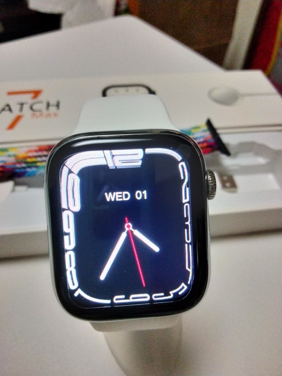 贅沢 Apple 【美品】 silver Apple 42mm Watch Series7 SPORT 41mm GPS