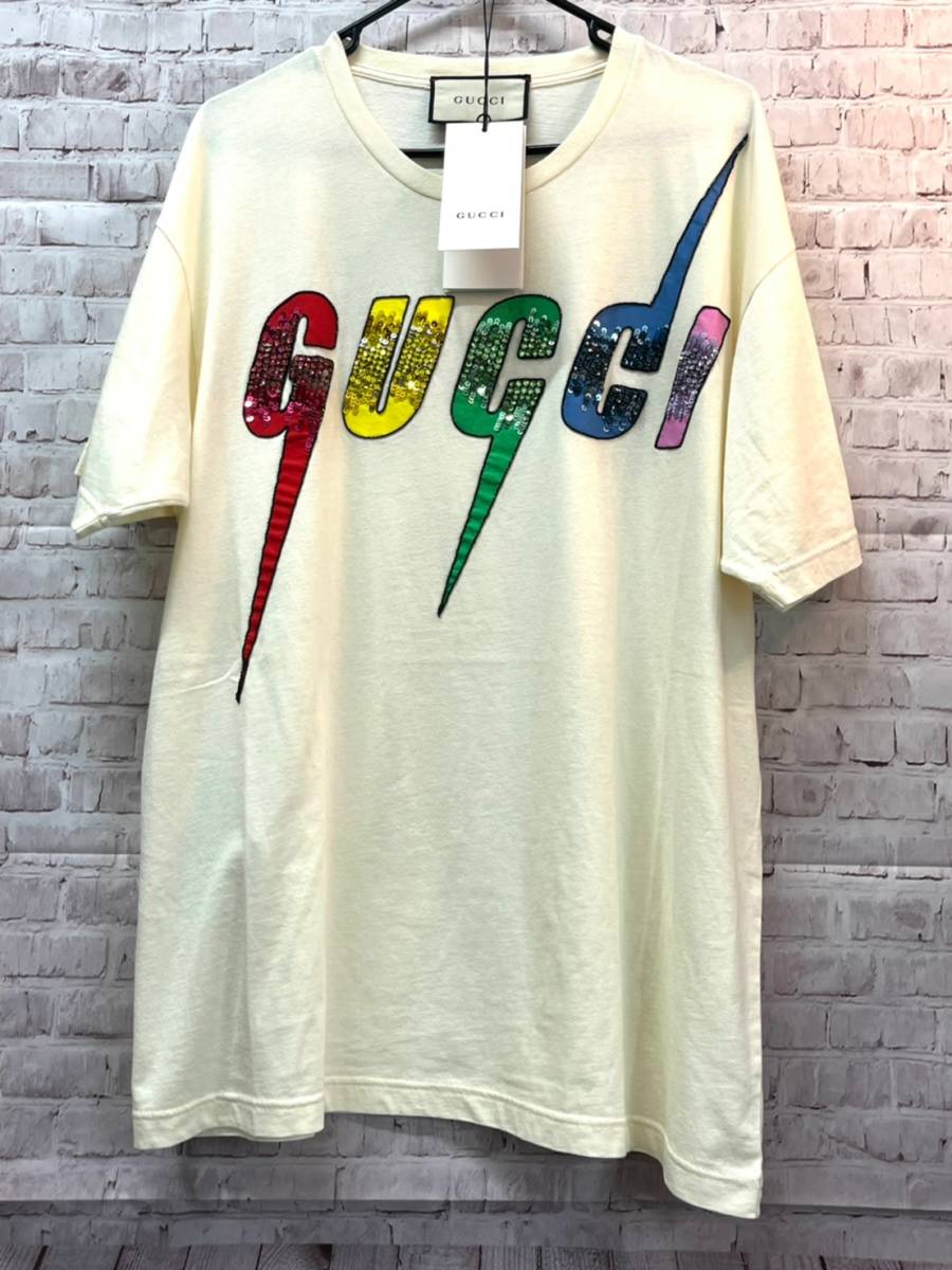 正規代理店 新品未使用 タグ付き GUCCI アップル Tシャツ 半袖Tシャツ