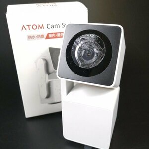 ATOM tech ネットワークカメラ ATOM Cam Swing 白 アトムテック 1080p フルHD 高感度CMOSセンサー搭載【○○USED品】 02 01283