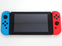 ★中古★Nintendo Switch 本体 旧型 Joy-Con(L)ネオンブルー/(R) ネオンレッド HAC-S-KABAA (スイッチ/任天堂/初期型)★【GM649】_画像2