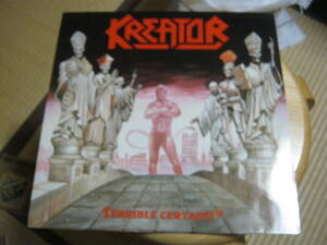 KREATOR クリエテター / TERRIBLE CERTAINTY ヨーロッパ盤LP SODOM GERMAN HEAVY METAL