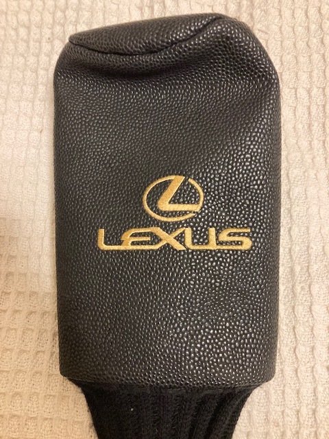 レビューで送料無料 LEXUS ブラックDR レクサス ゴルフヘッドカバー 3
