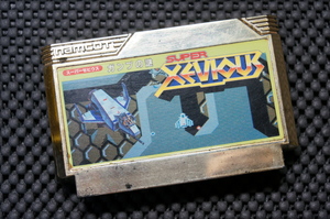 * present condition sale * nintendo Famicom cassette soft Namco super zebi light gun p. mystery /namco SUPER XEVIOUS 1986 year /MADE IN JAPAN made in Japan 
