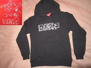  super-rare! new goods! Robodatchi te Caro go sweat Parker black L