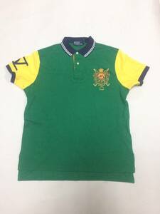 新品 9425 Lサイズ ポロ シャツ 半袖 ラガー ポロ ラルフローレン polo ralph lauren ラスタ