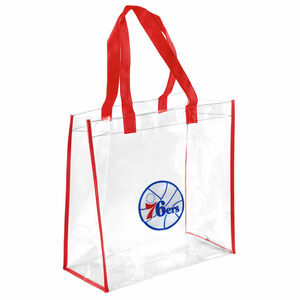 NBA Philadelphia 76ers Forever Collectibles　クリアバック Clear Reusable Bag (再利用可能)