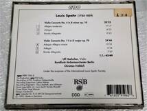CD　シュポール ヴァイオリン協奏曲4&11/ヘルシャー/フレーリヒ_画像2