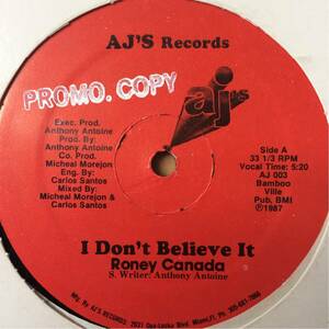 12' Roney Canada-I Don't Believe It