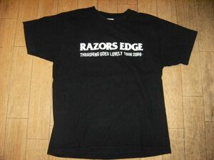 RAZORS EDGE THRASHING GOES LOVELY TOUR 2008 レイザーズ・エッジ Tシャツ★バンド KENJI RAZORS MISSILE KRASH JUNYA SUGARTAKA BEEF