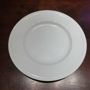 0101② круглый plate flat тарелка белый . узор есть < для кухни товар > 1 листов 