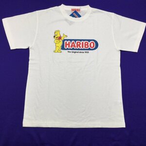 【送料無料】【新品】HARIBO　メンズ半袖Tシャツ（コットン100％）　　LL　2L 　　ホワイト★HBM138