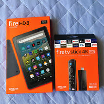【新品、未開封】 Amazon アマゾン Fire TV Stick 4K Max & Fire HD 8 タブレット ブラック (8インチHDディスプレイ) 32GB_画像1