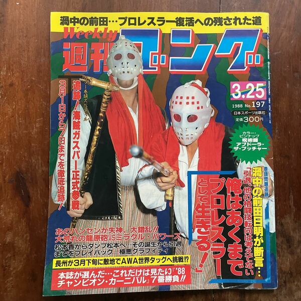 ■週刊ゴング　1988.03.25号　NO.197 m