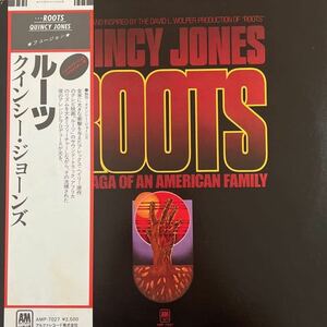 LP■SOUL/Quincy Jones/Roots/The Saga Of An American Family/クインシージョーンズ/帯 Obi/AMP 7027
