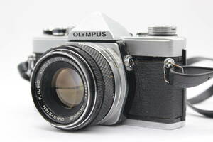 Y2198 オリンパス Olympus OM-1 シルバー Auto-S 50mm F1.8 ボディ レンズセット ジャンク