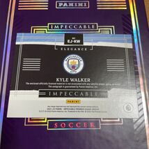 Panini impeccable soccer 2021-22 Manchester City /7 autograph Kyle Walker ウォーカー マンチェスターシティ _画像4