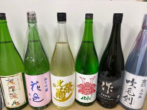 値下げ!日本酒 一升瓶6本セット
