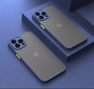 iphone13 pro用ケース　全面保護 耐衝撃 半透明 ソフト ２個セット