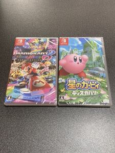 新品未開封 マリオカート8デラックス 星のカービィ ディスカバリー 2本セット