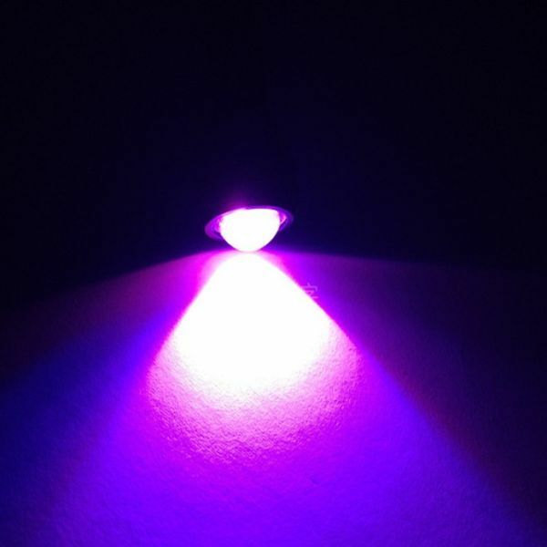 【匿名配送】 高輝度 LED イーグルアイ 黒ボディ ピンク 2個セット 12V アルミ合金 LEDスポットライト デイライト スポットライト 桃