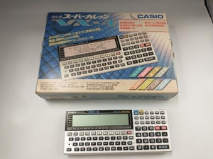 ジャンク カシオ CASIO スーパーカレッジ VX-4 ポケットコンピューター ポケコン SUPER COLLEGE 通電確認 店舗受取可