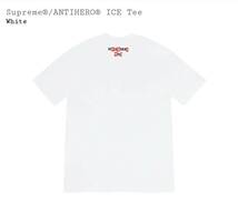 【送料無料】Supreme ANTIHERO ICE Tee white シュプリーム アンタイヒーロー アイス サイズM Logo ロゴ 白 ホワイト_画像2