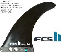 送料無料▲FCS II Connect GF Longboard Fin 8＋ Rear FIN SET_画像2