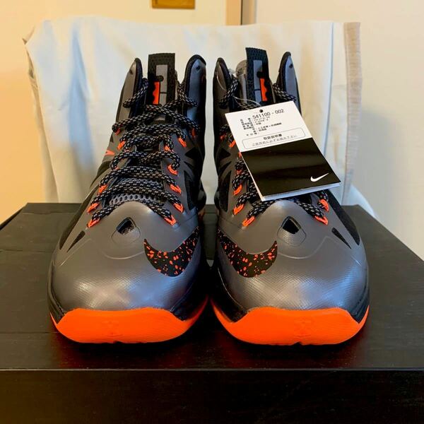 【新品未使用】NIKE LEBRON X レブロン 10［黒タグ付き］