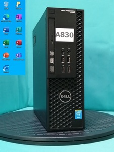 初期保証付 Xeon E3-1241v3（i7-4770相当）3.50GHz SSD256GB 20GB DVD QUADRO K600 オフィス WiFi DELL PRECISION T1700 A-830