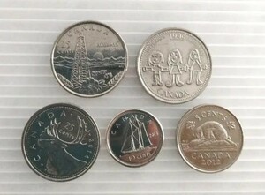 カナダ 記念・コイン 5種セット A14
