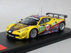 1/43 フジミ フェラーリ 458 GT2 JMWモータースポーツ #66 ルマン 2011