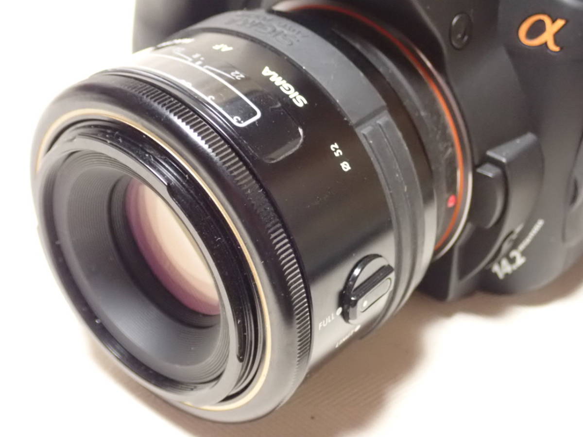 マクロ撮影カメラセット(シグマ マクロフラッシュEM-140DG, SONY