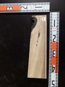 b2070614 黒柿白●約41cm×12.2cm×1.8cm ☆無垢板１枚板 木材 板 DIY 板材 天板 棚板 テーブル 看板 花台など種類豊富！