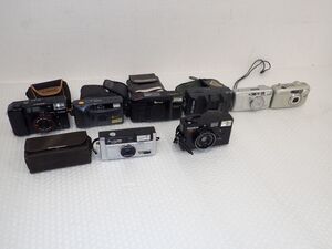 ☆D396-80 カメラ② Canon オートボーイ2、YASHICA ZOOMATE 105SE、FUJI フジ CARDIA カルディア HITE DATE、MINOLTA CAPIOS 150S