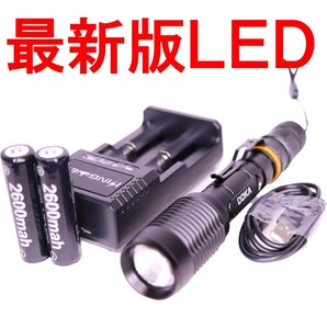 最新デザイン 超強力 46時間点灯 LED ハンディライト セットU79295