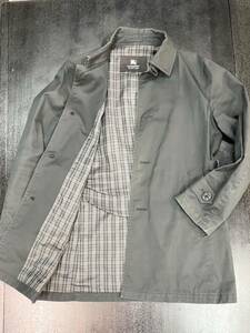 ★☆クリーニング済/美品 Burberry/バーバリー BLACK LABEL/ブラックレーベル ステンコート サイズ:説明文記載