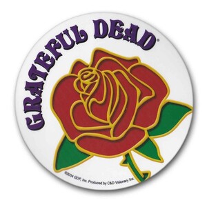 Grateful Dead クリアステッカー グレイトフル・デッド Rose