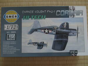 セマー 1/72 F4U-1 コルセア アメリカ海軍 戦闘機 プラモデル 未組立品 0885 HI-TECH エッチングパーツ付