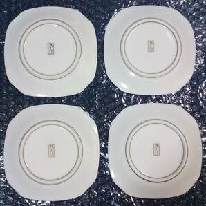 乃りたけ 華麗句 小皿4枚 四角 (正方形) Noritake HANAREIKUの画像2